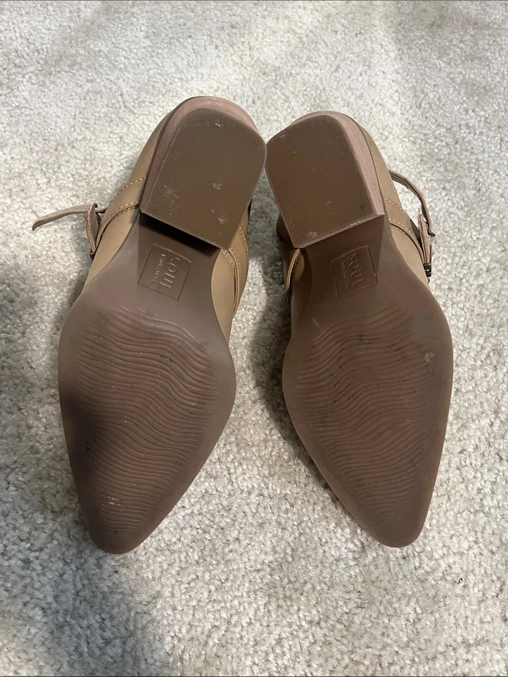 SOUL Naturalizer Ankle Booties with Buckle Straps Sz 8.5